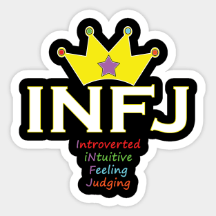 INFJ - Typography Design Sticker